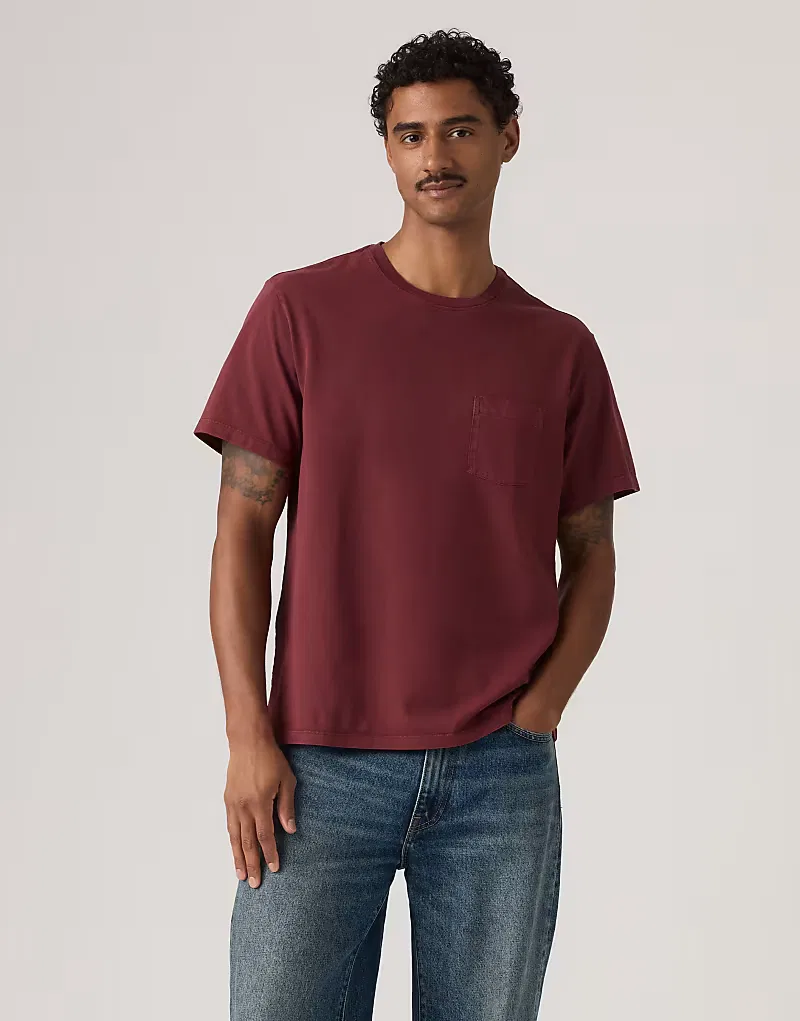 Футболка Levi's Essential с карманом, красный