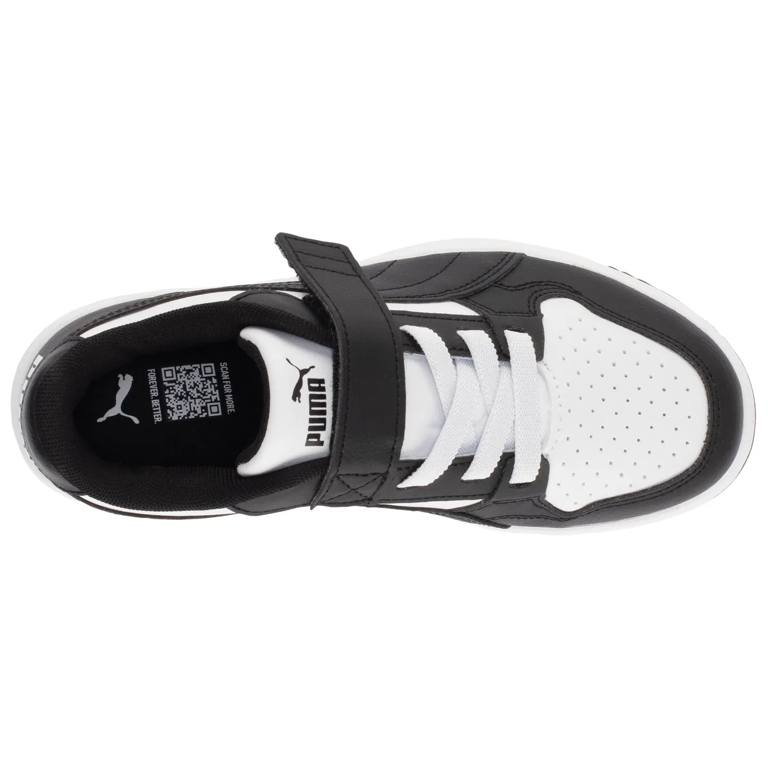 Детские кроссовки с низким профилем Rebound Lite PUMA, White/Black — фото 4