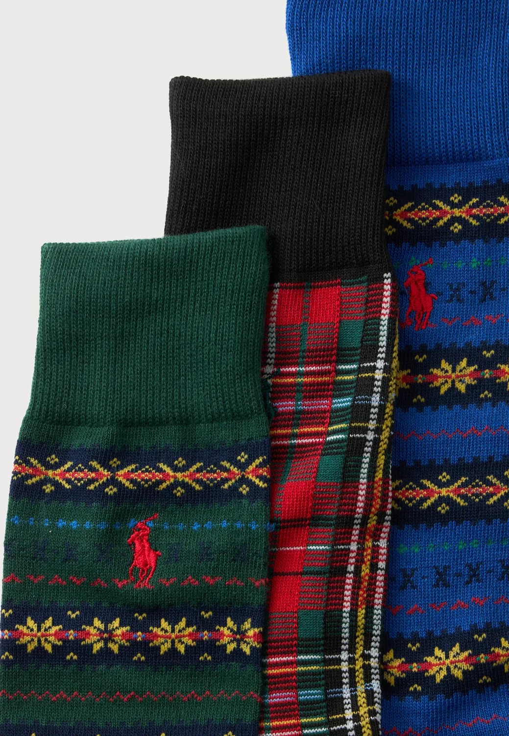 3 пары носков Polo Ralph Lauren, Black/Multi-Coloured — фото 3