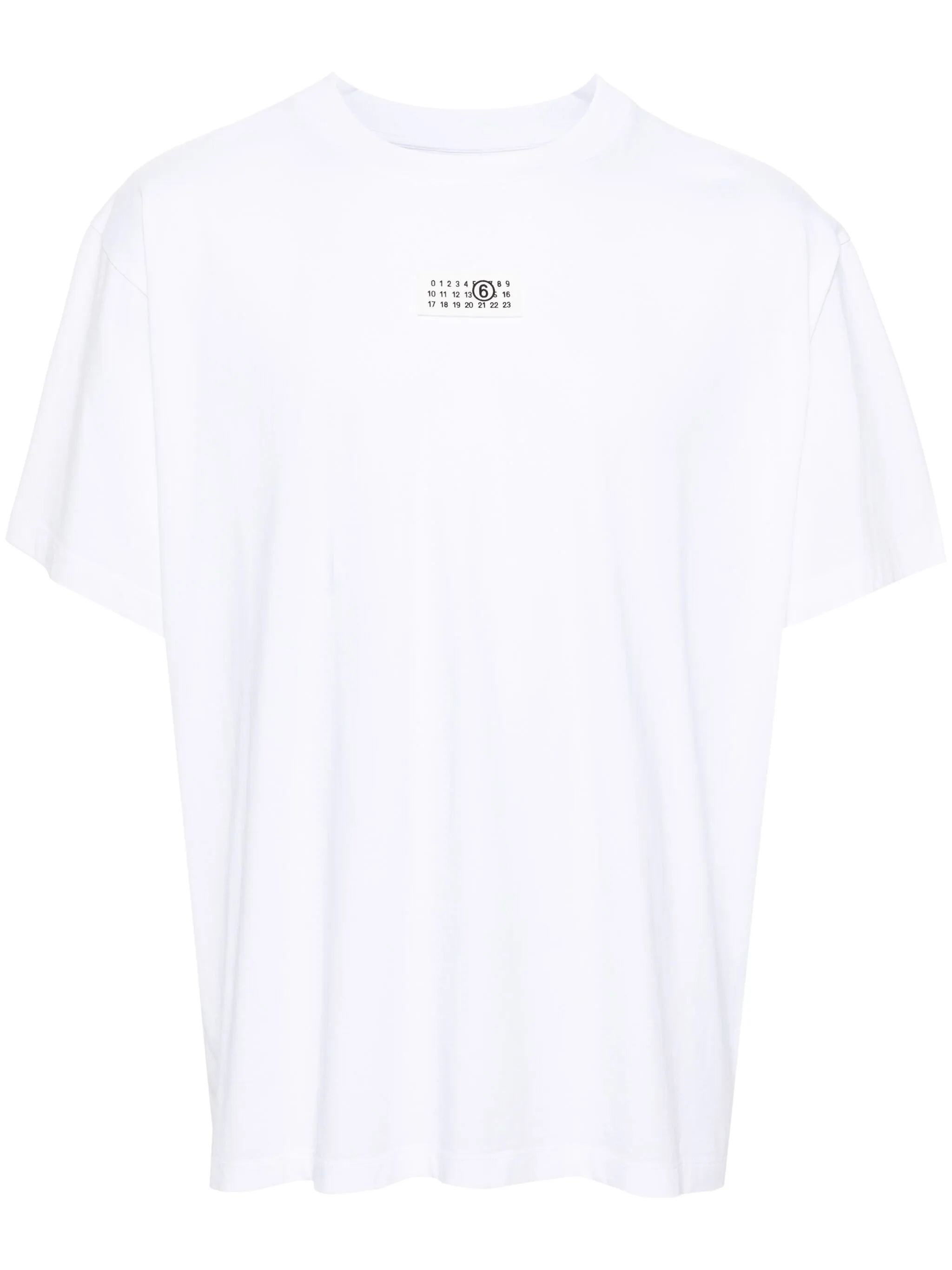 

Футболка с нашивкой Mm6 Maison Margiela, белый