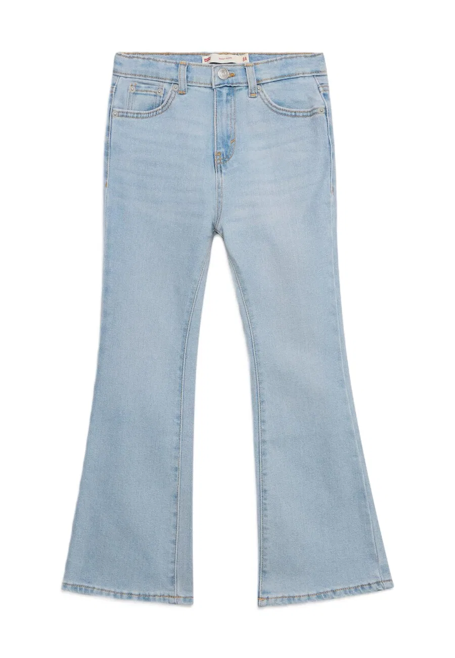 Детские расклешенные джинсы Levi's Kids светло-голубого цвета