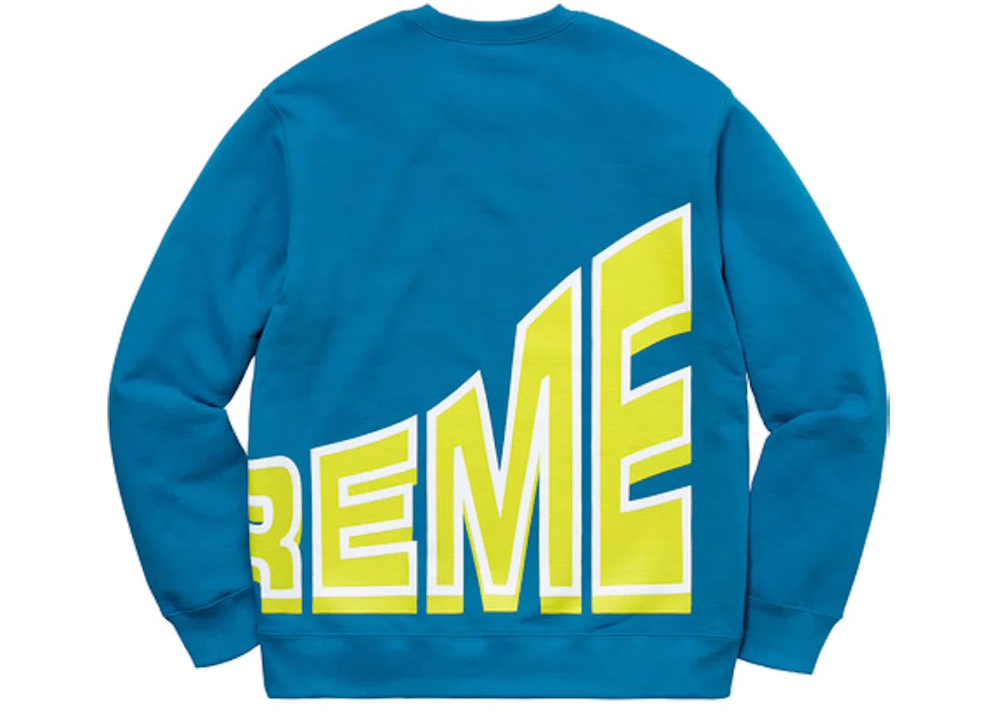 Мужской свитшот с принтом Supreme Side Arc Crewneck, Dark Aqua — фото 2