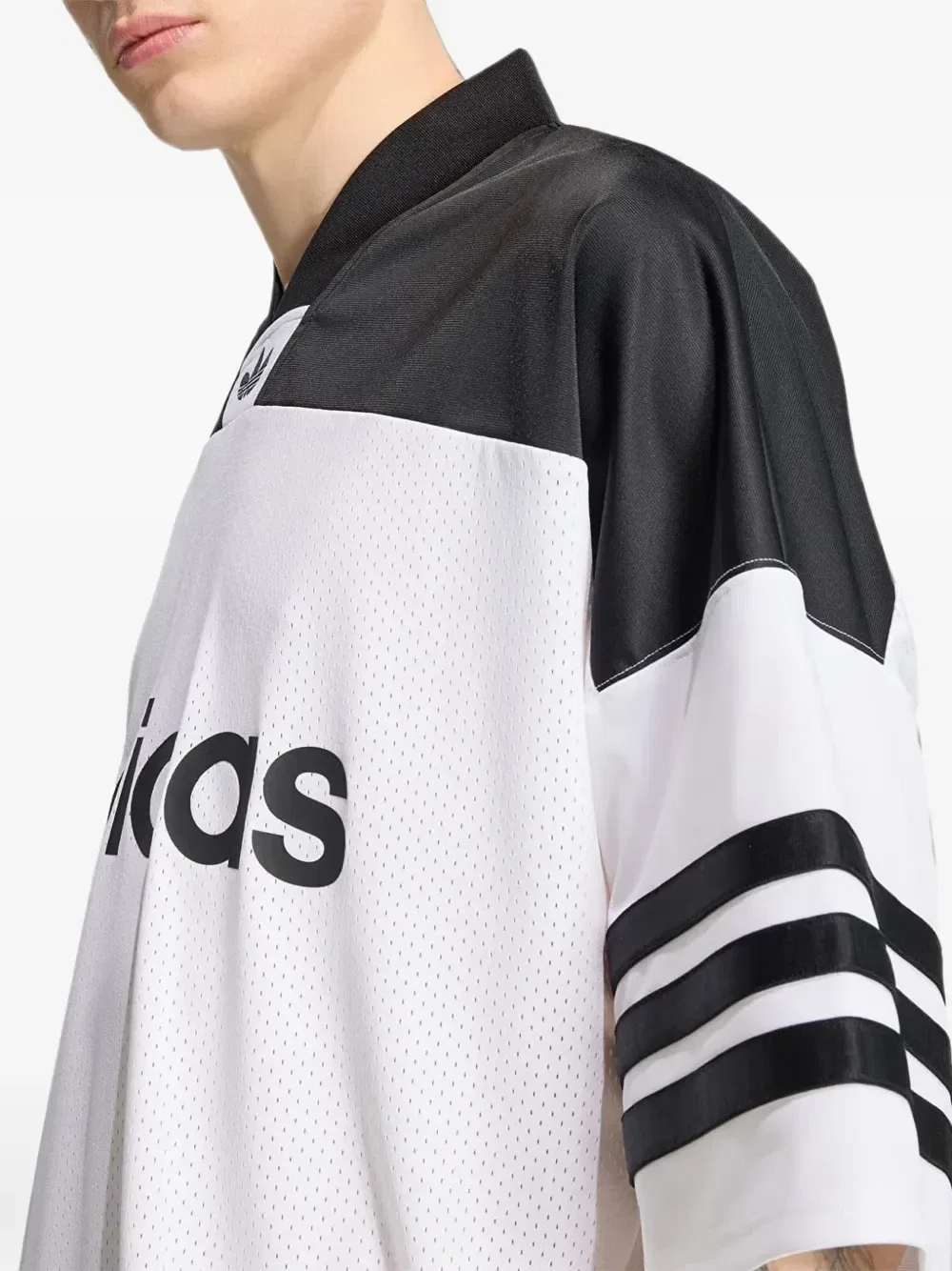 Футболка оверсайз Adicolor adidas, белый — фото 4