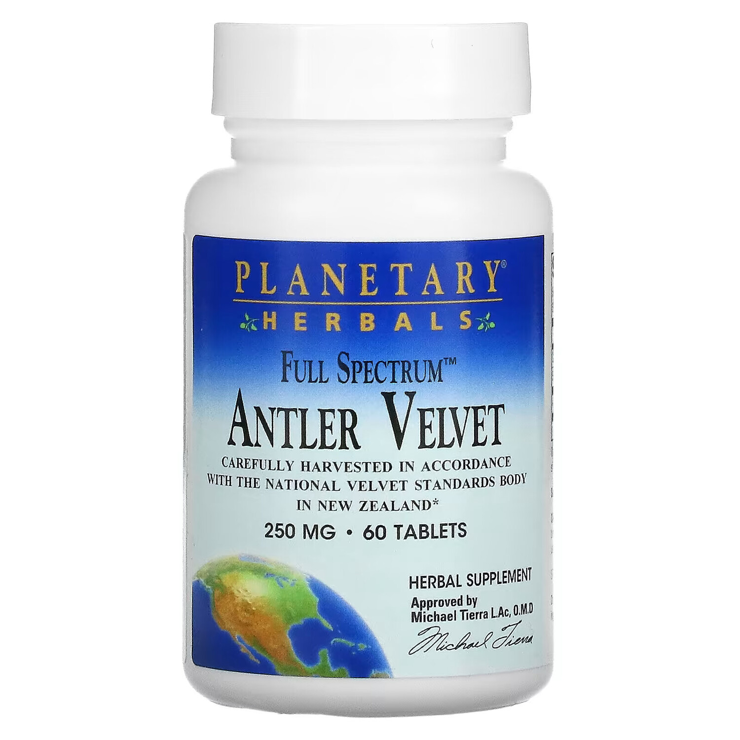

Planetary Herbals, Full Spectrum, панты оленя, 250 мг, 60 таблеток