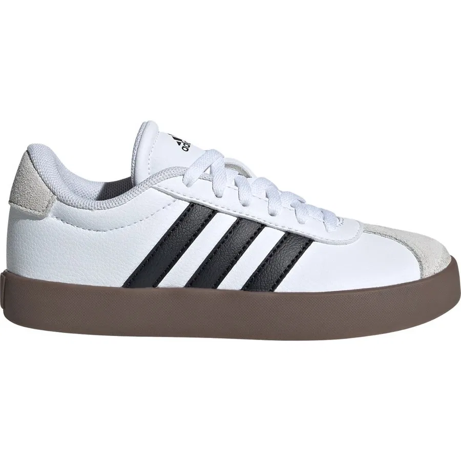 Кеды с низким берцем, с принтом, Sportswear ID9062 VL Court 3.0, adidas, Бело-черно-серый — фото 2