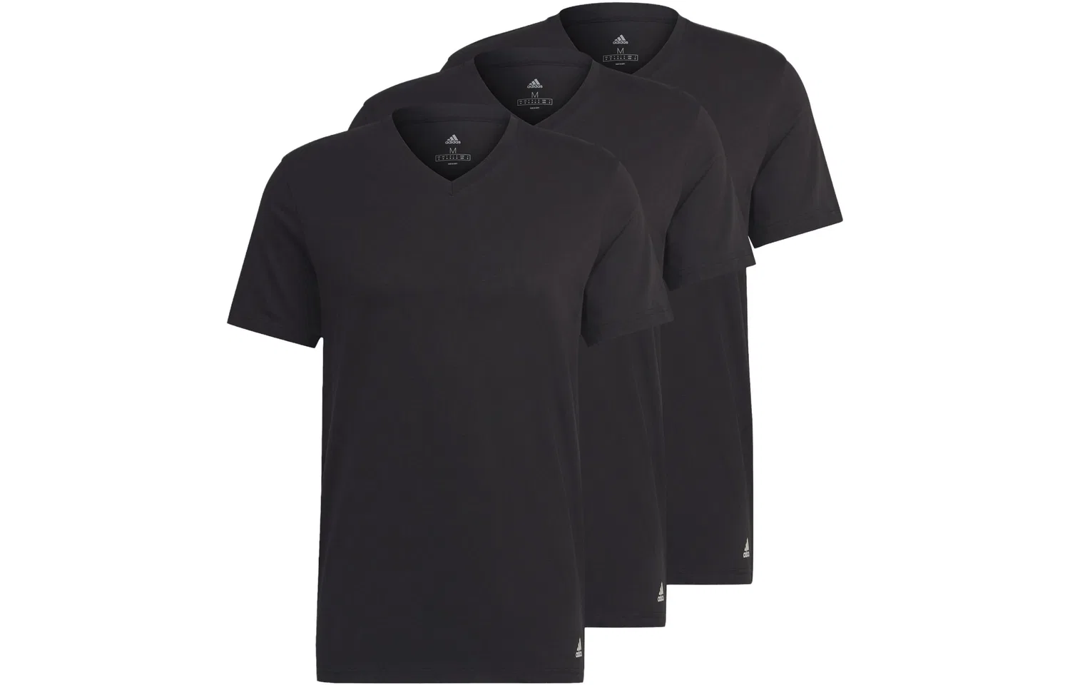 Мужские футболки комплект из 3 штук Adidas, Black