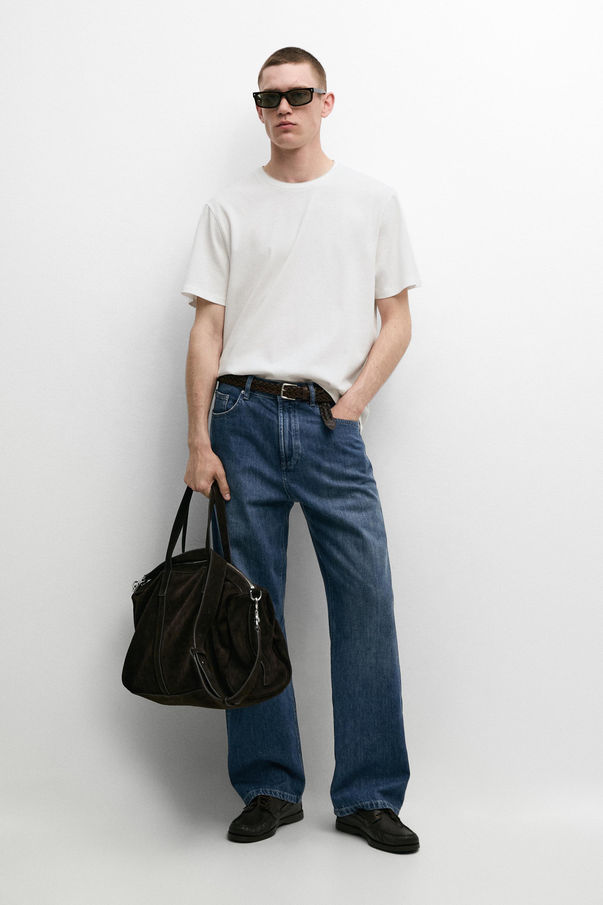 Футболка Massimo Dutti Linen And Cotton Double-collar, белый — фото 2