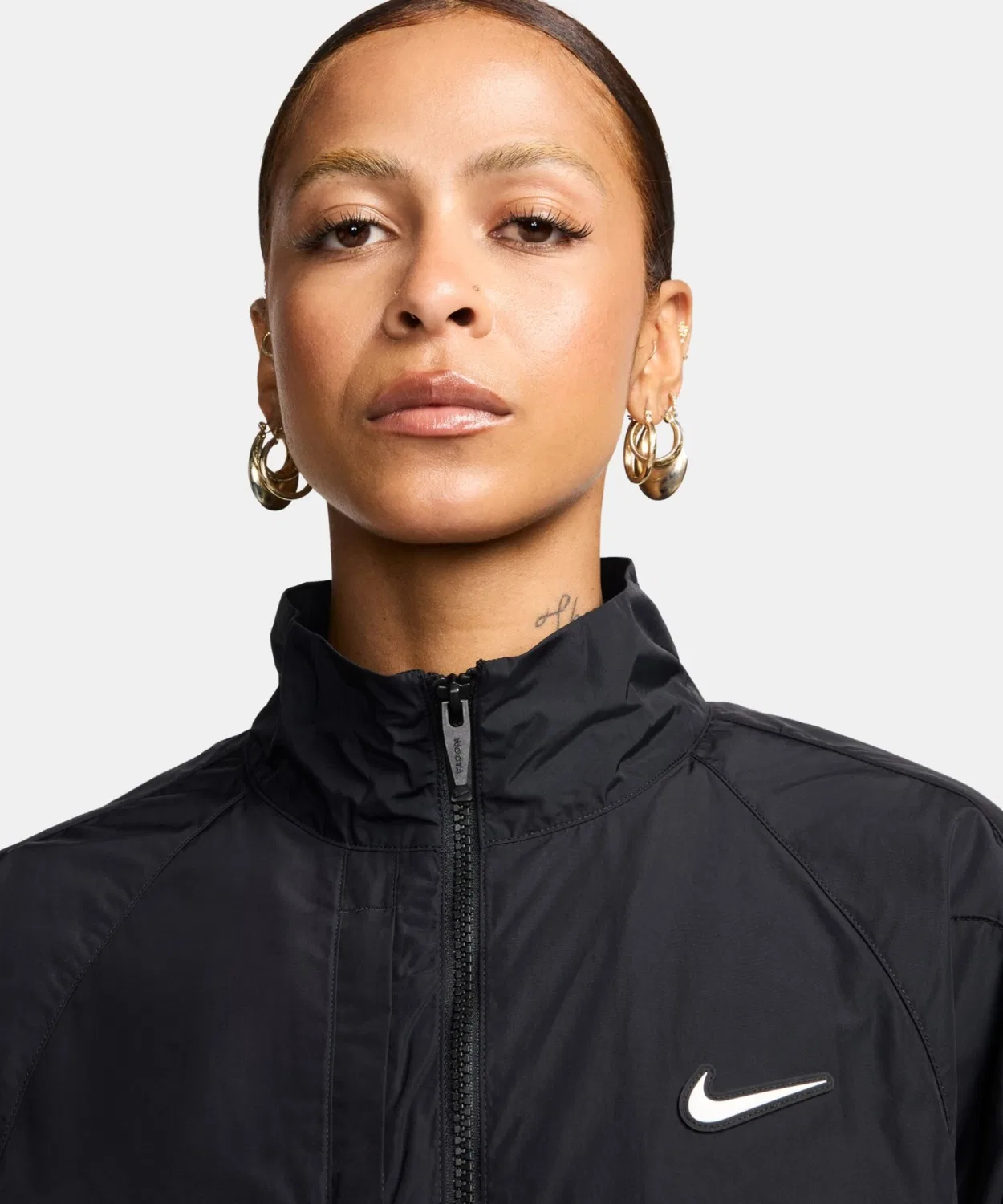 Мужская куртка из нейлона с принтом Nike NOCTA CS Track Jacket, Black — фото 4