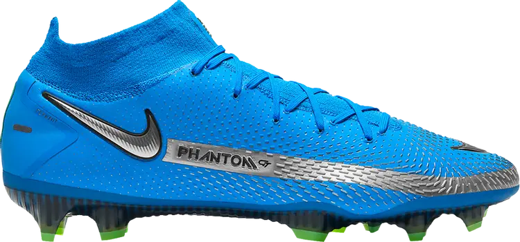 

Бутсы Nike Phantom GT Elite DF FG 'Photo Blue Metallic Silver', синий