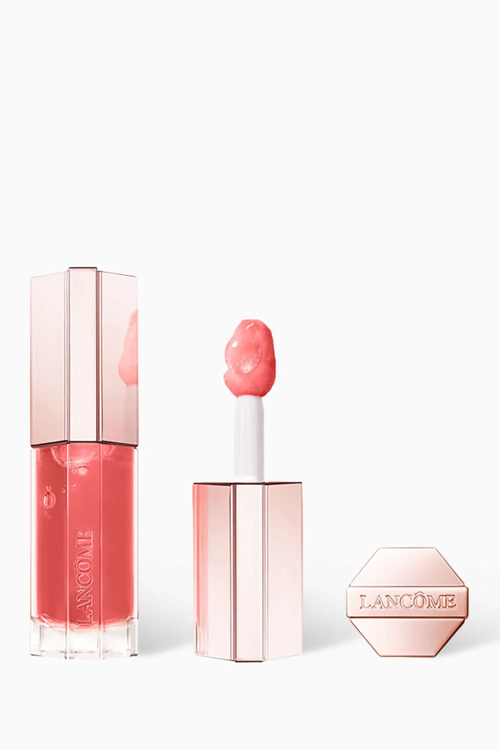 Блеск для губ увлажняющий Idôle Juicytreat Juicy Oil-in-Gloss Lancôme, персиковый