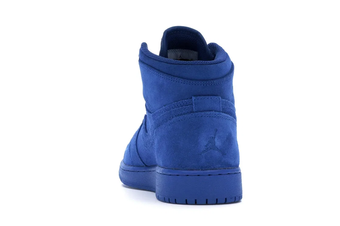 Детские кроссовки lifestyle с замшевым верхом Jordan 1 Retro Jordan, Team Royal — фото 4