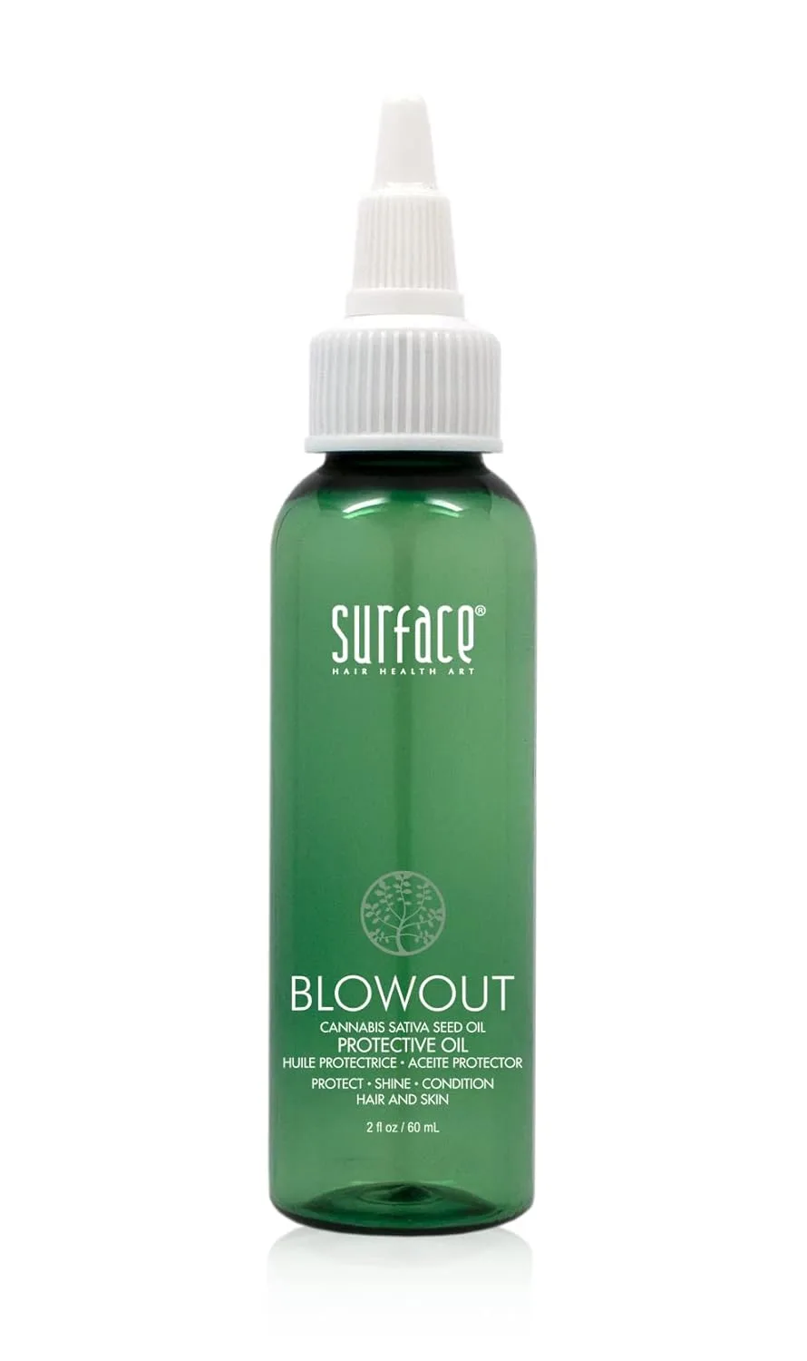 Surface Hair Best Blowouts Regimen: защитное масло для укладки феном + набор из 2 предметов, включая бальзам для гладкости и термозащитный стайлер с маслом бабассу