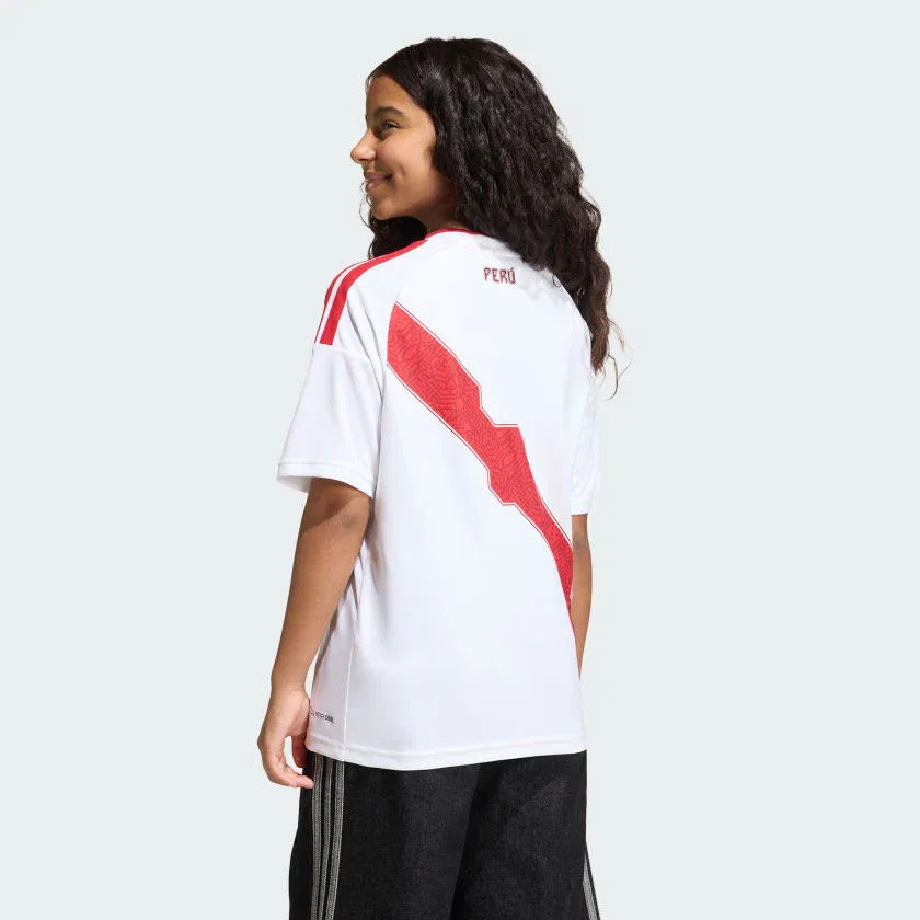 Детская домашняя футболка adidas Peru 26, белый — фото 4
