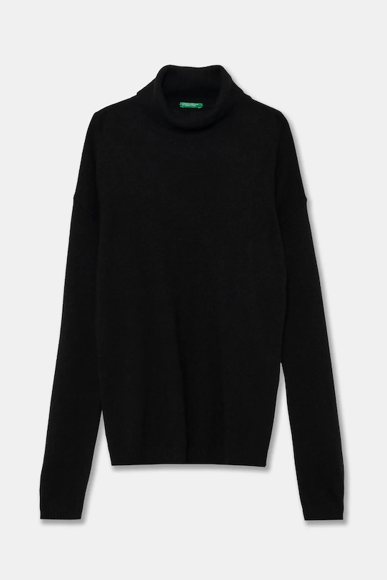 

Детский свитер с добавлением шерсти United Colors Of Benetton, черный