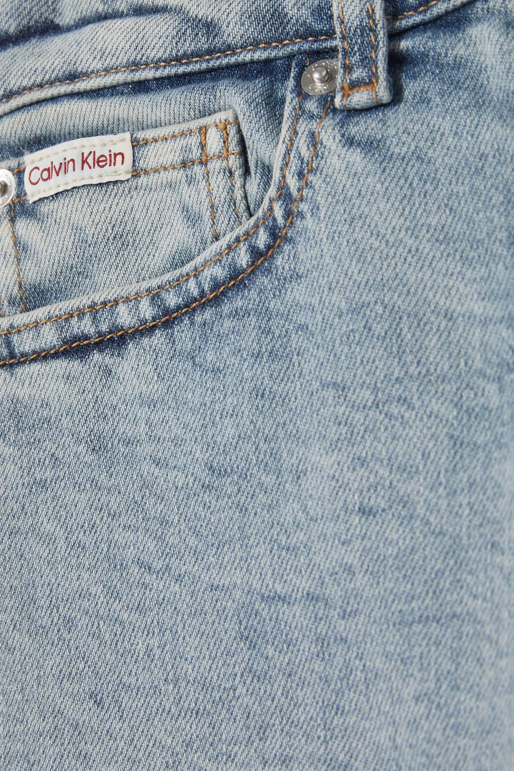 Джинсы широкие джинсовые Calvin Klein — фото 4