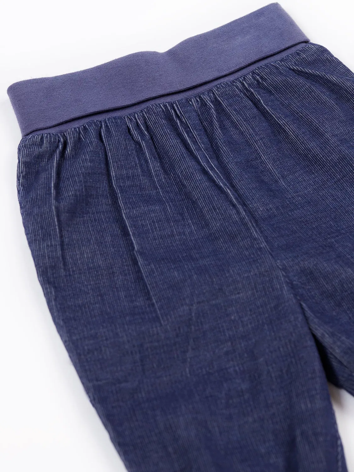 Брюки из вельвета Frugi, синие — фото 3