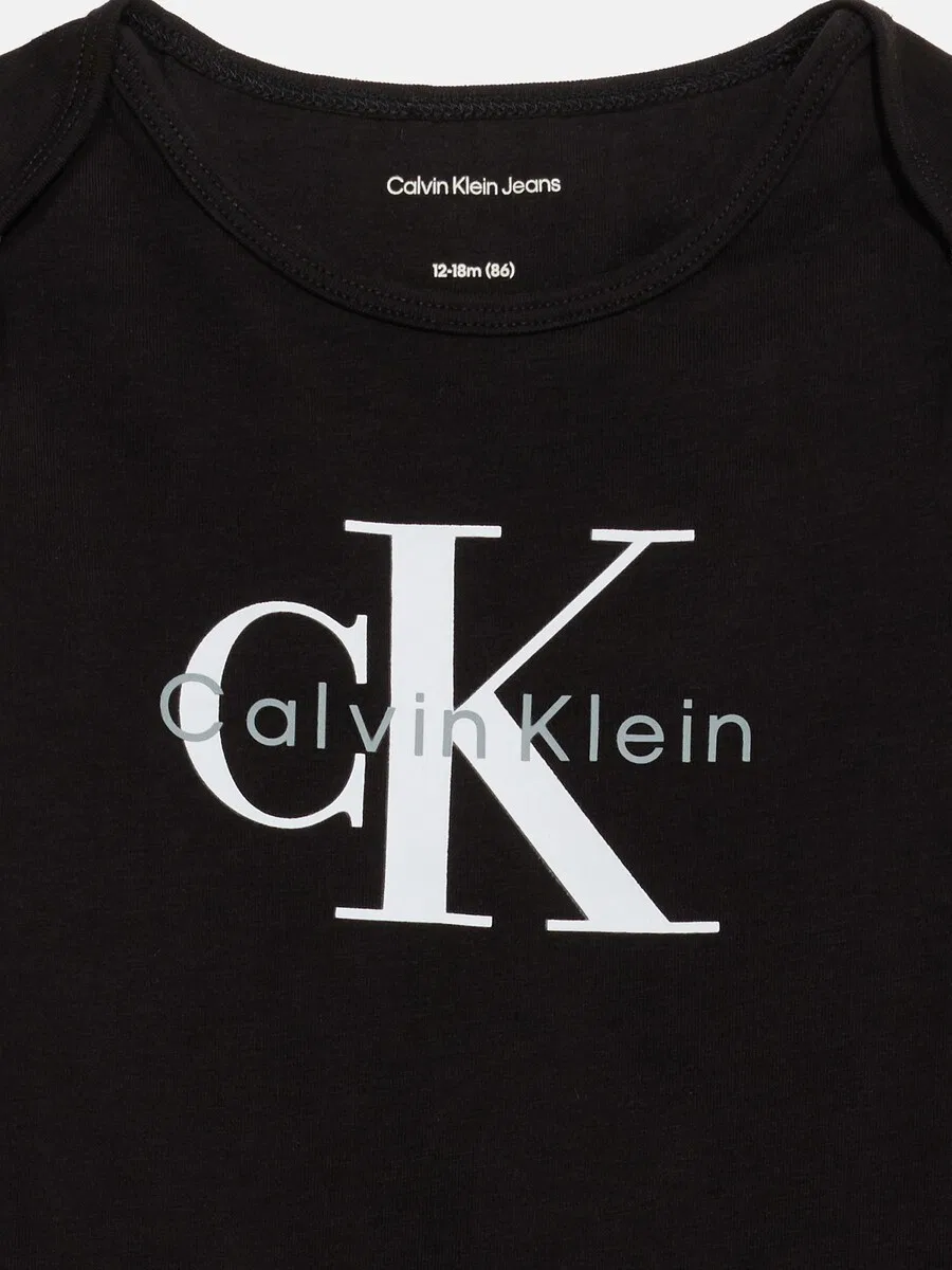 Комбинезон/боди Calvin Klein Jeans, черный — фото 3