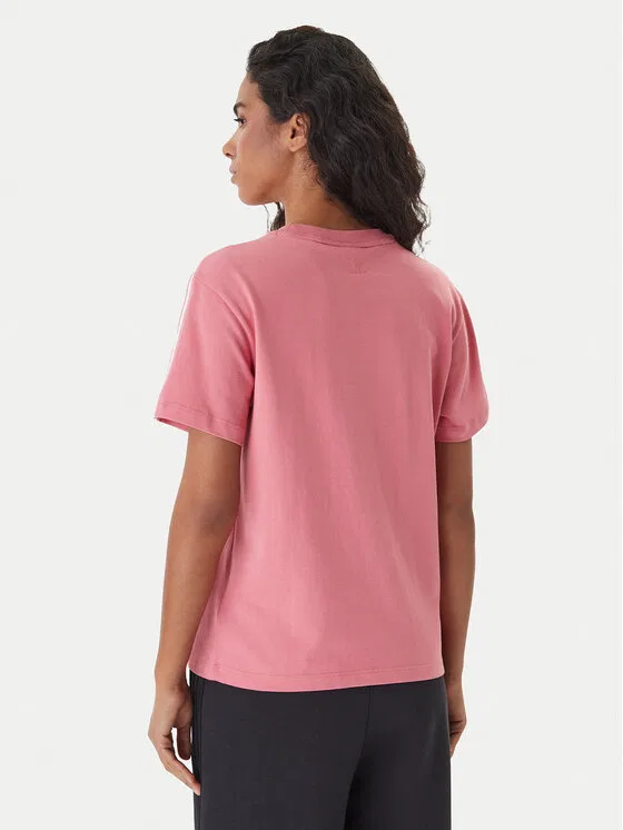 Футболка loose fit adicolor 3D Trefoil Adidas, розовый — фото 3