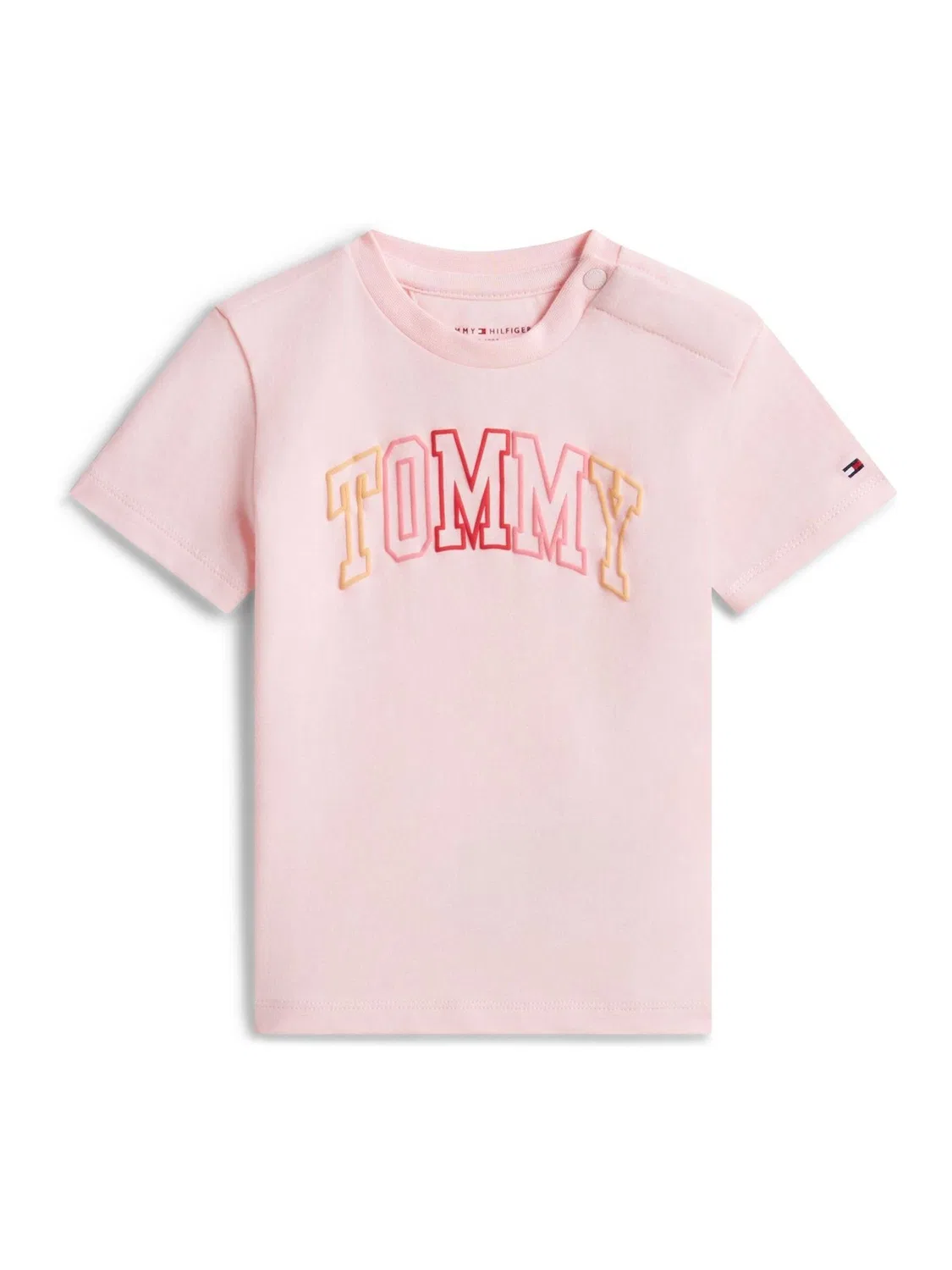 Футболка с логотипом Tommy Hilfiger, розовый