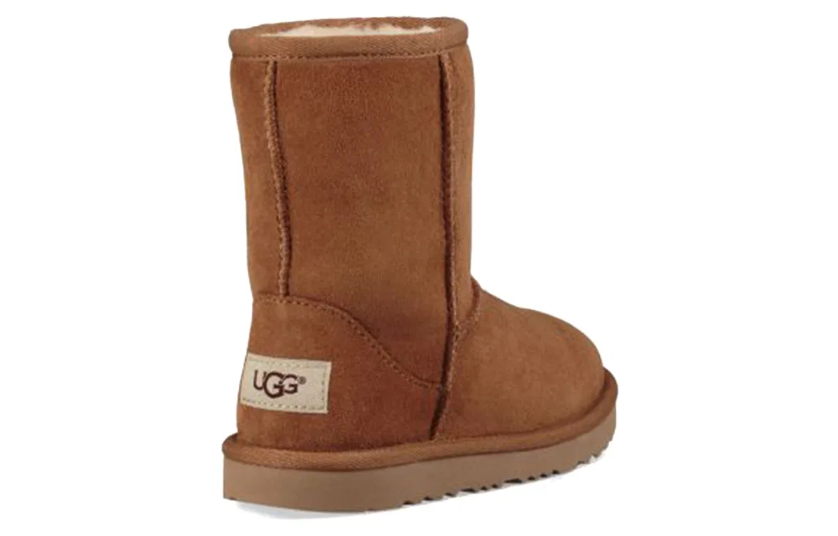 Детские зимние сапоги с защитой от влаги и пятен UGG, Chestnut Brown — фото 4