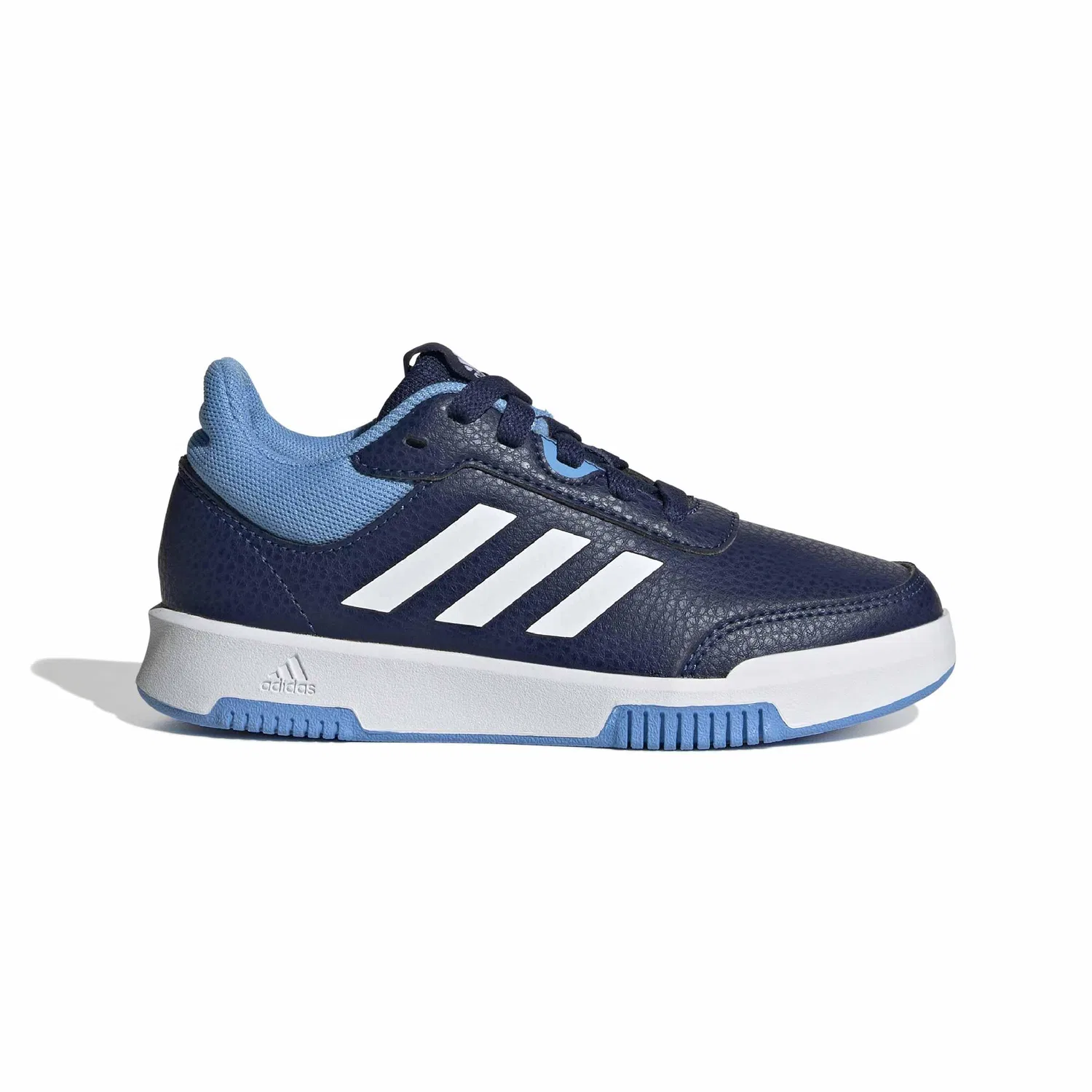 Детские кроссовки для мальчиков с закрытой шнуровкой Tensaur Sport 2.0k Sneaker Unisex Kids Adidas, Dark Blue Cloud White Blue Burst — фото 3