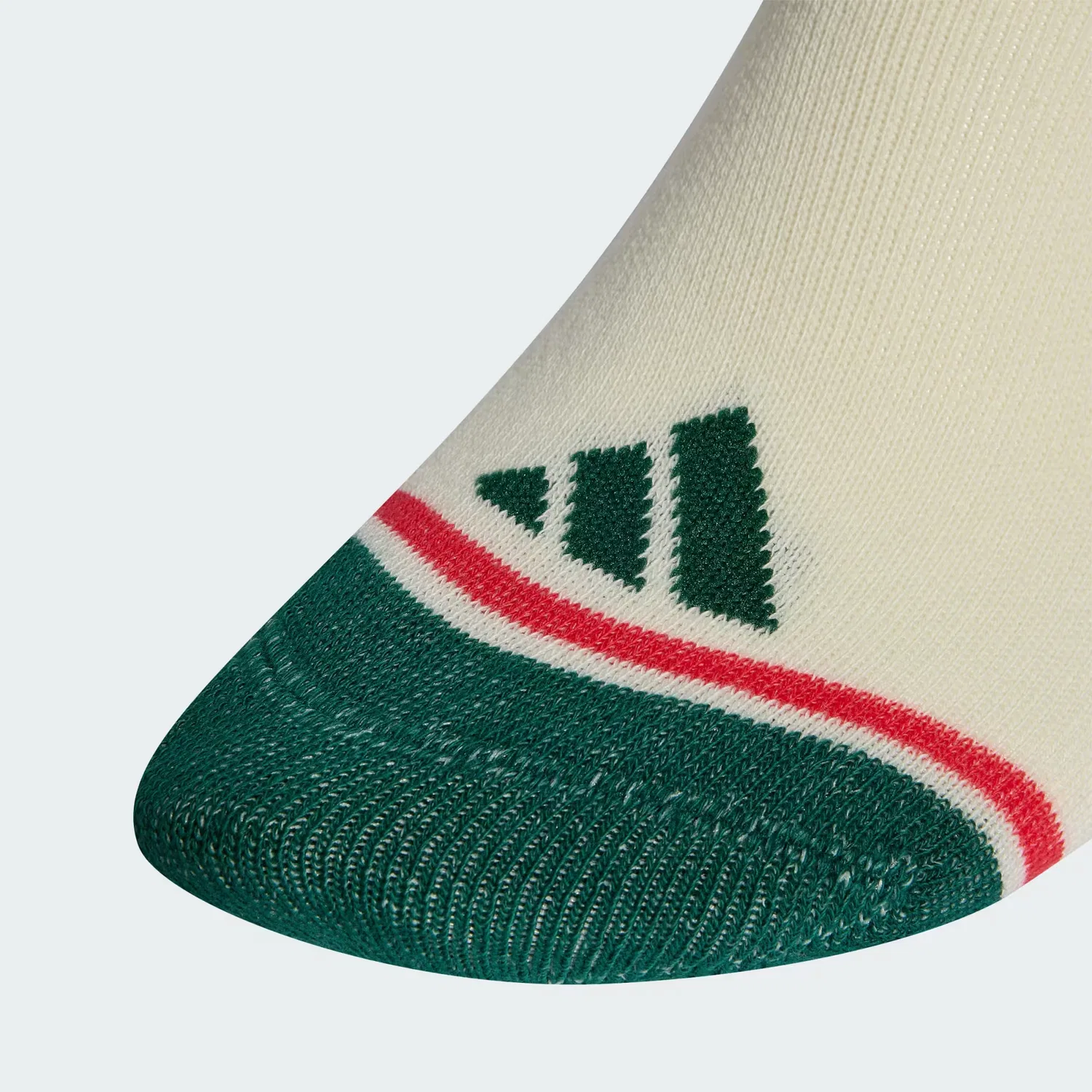 Носки с праздничным принтом, 2 пары, Christmas Graphic, Adidas Performance, зеленый/Кремовый/Рубиновый — фото 4