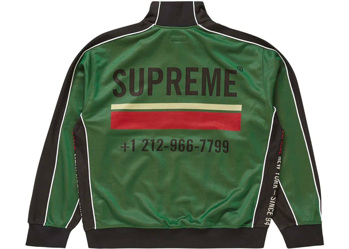Мужская куртка с жаккардовым принтом Supreme, Green — фото 2