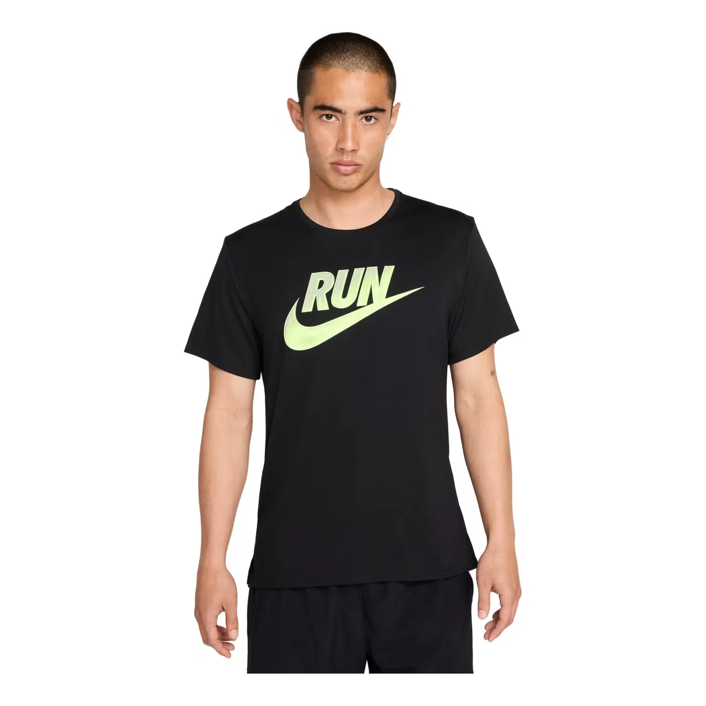 Футболка с принтом Miler Run Energy Nike, черный