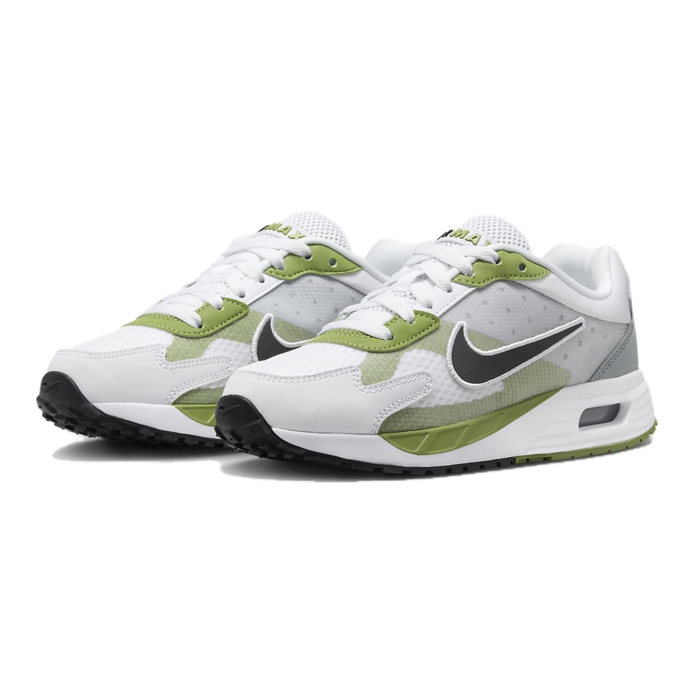 Nike Кроссовки Air Max Solo Low Top для детей, белые, зеленые, детские — фото 3