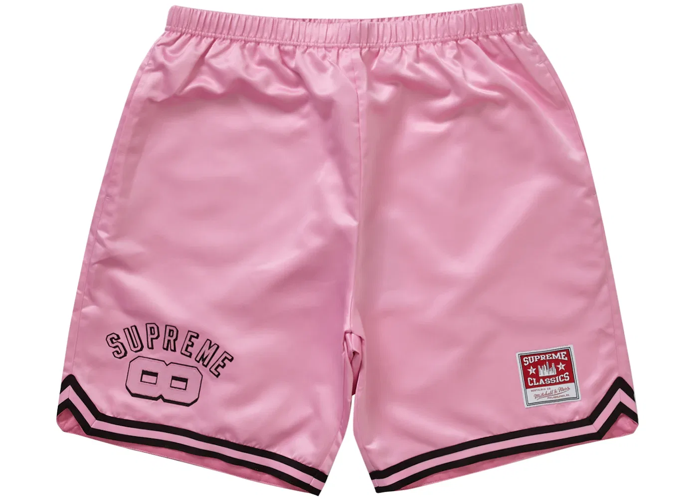Мужские шорты Satin Basketball Short Supreme, Pink