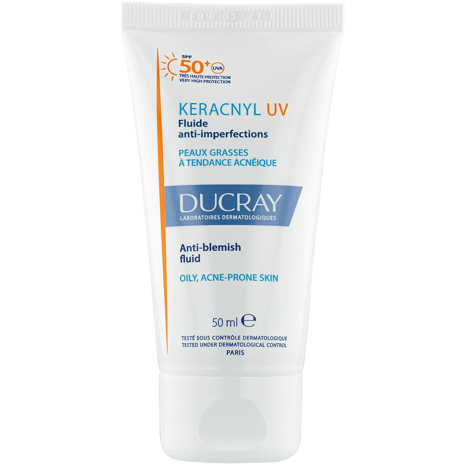 

Ducray Keracnyl UV Флюид с фильтром SPF50 против несовершенств для лица, 50 мл