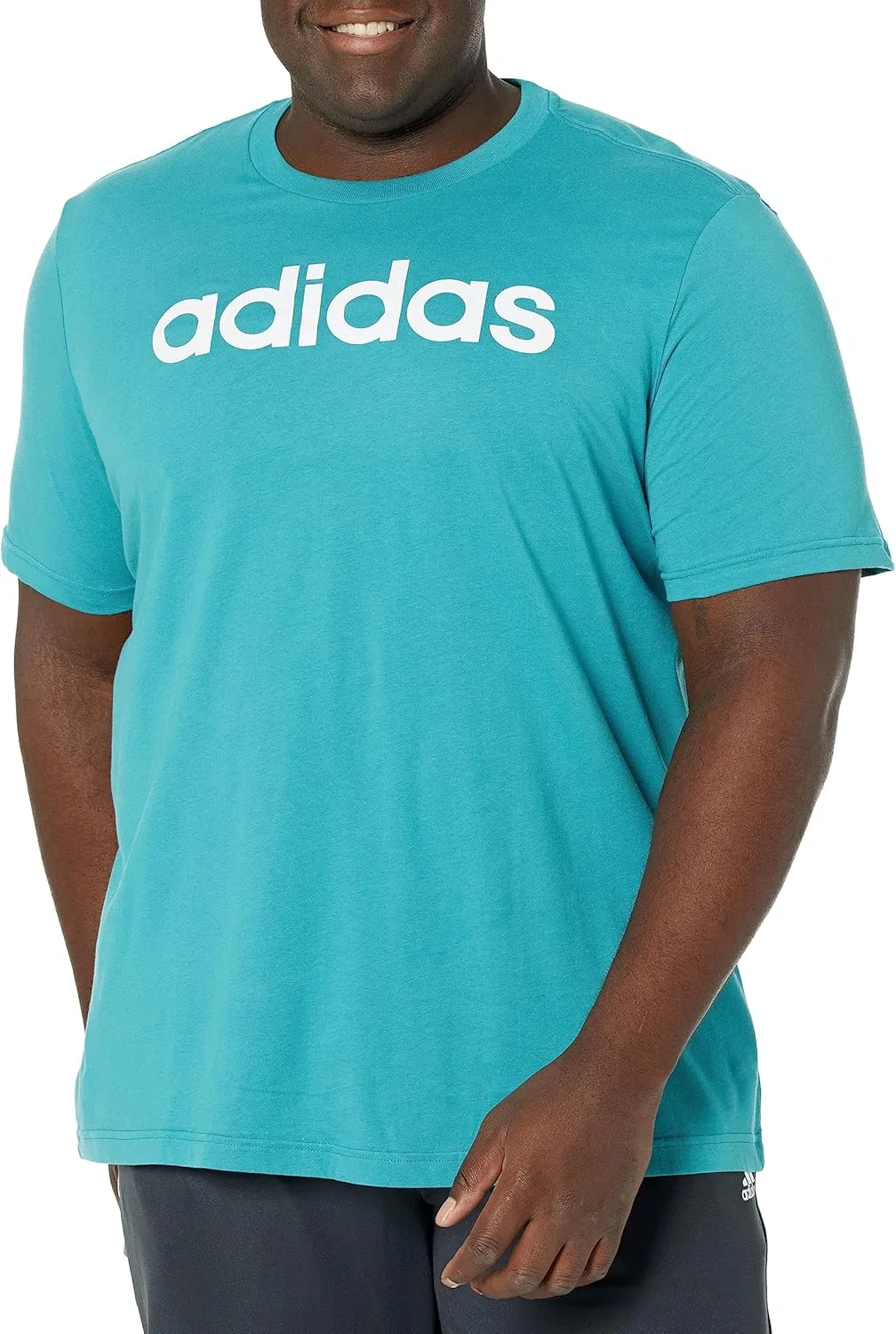 Мужская футболка с вышитым логотипом adidas Essentials, Arctic Fusion