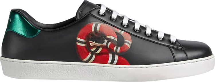 

Кроссовки Gucci Ace Kingsnake, черный