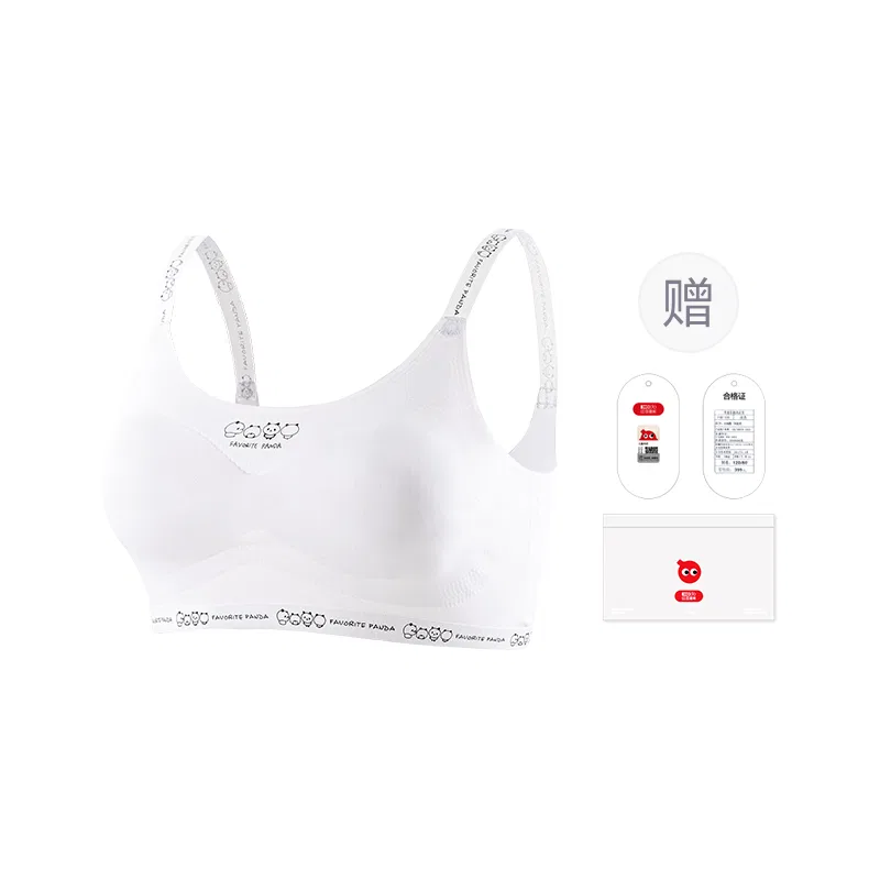 Детский спортивный бюстгальтер без швов Red Bean HODO, Цвет White Blue — фото 3