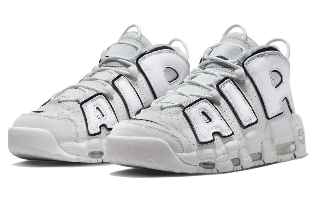 Кроссовки Nike Air More Uptempo 96, светло-серый/серебристый — фото 3