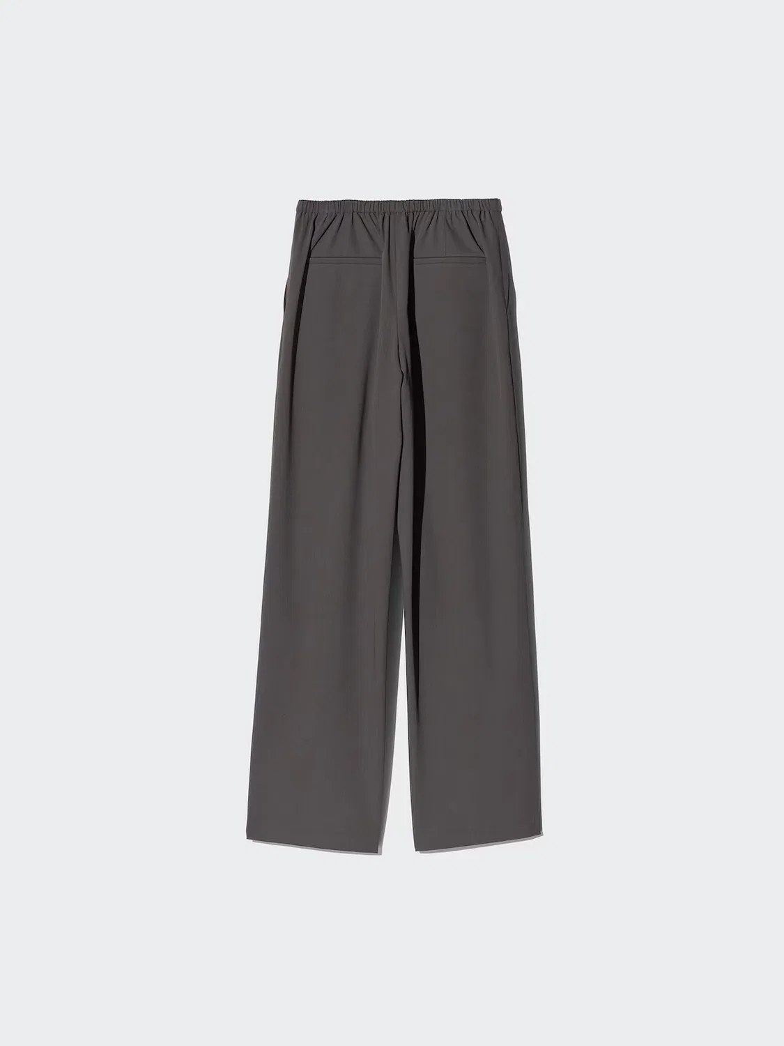 Брюки Uniqlo smart easy / удлиненные, удобные, черный — фото 3