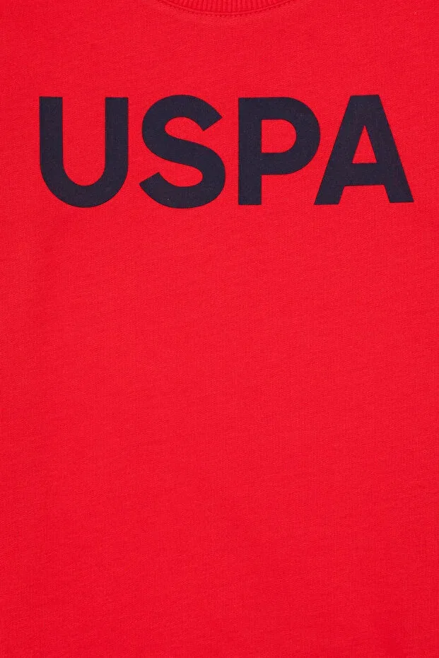 Детское для мальчиков свитшот с длинным рукавом U.S. Polo Assn., Red — фото 3