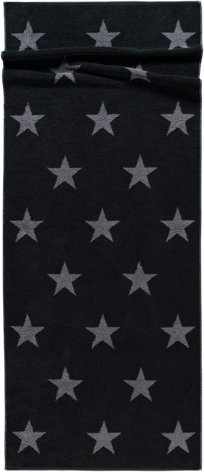 Полотенце для рук Big Stars 524, Cawö, 1 шт, 70x180 см, Anthrazit