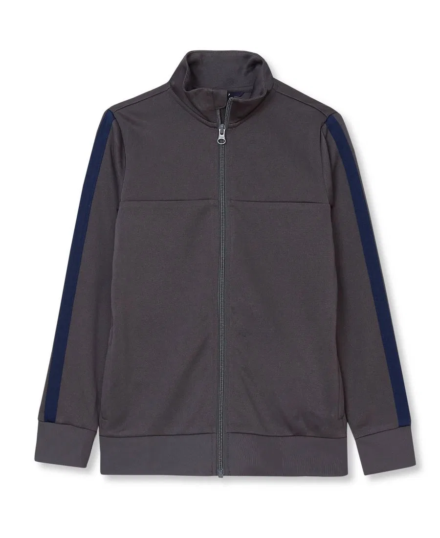 Куртка-олимпийка с длинным рукавом Lands' End, Dark Gray
