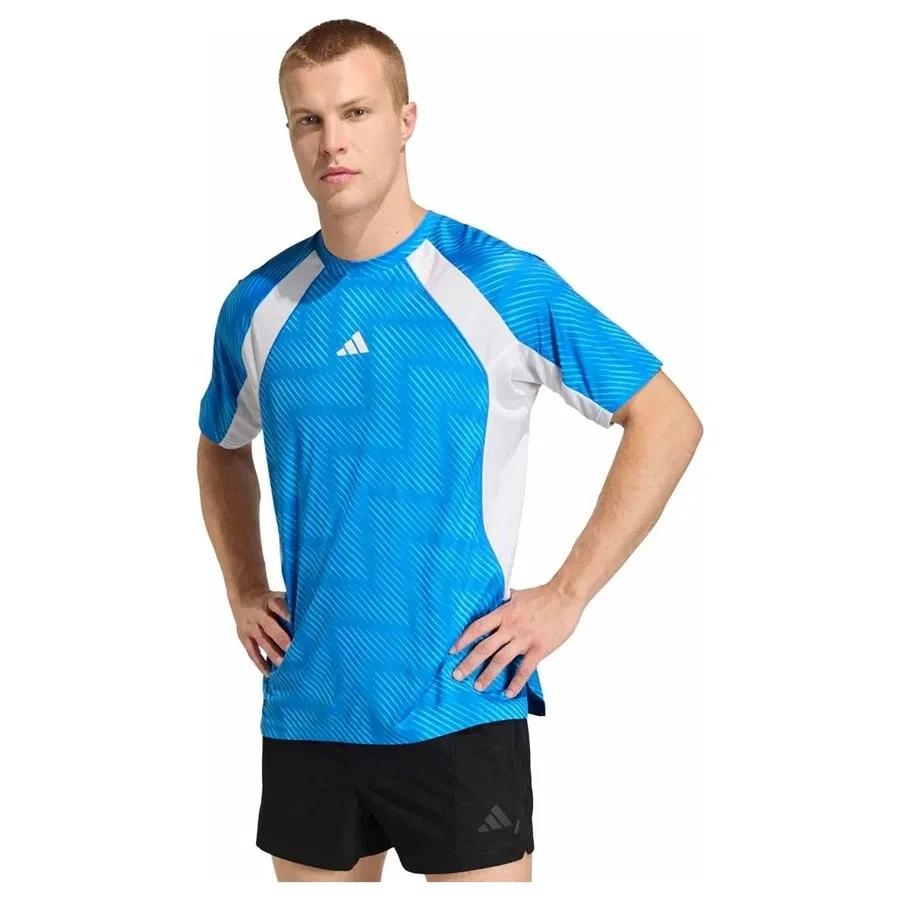 Мужская футболка с длинным рукавом Tech Tee adidas, Синий — фото 2