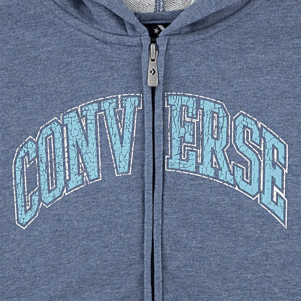 Брюки детские Converse Kids Heritage long sleeve set, синий — фото 3