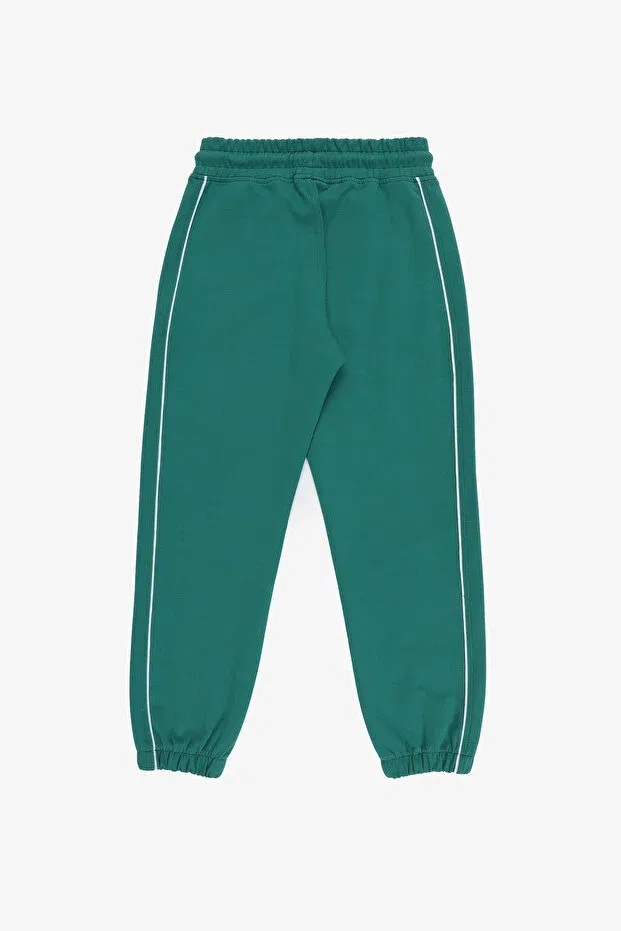 Детские спортивные штаны для мальчиков с принтом U.S. Polo Assn., Dark Green — фото 3