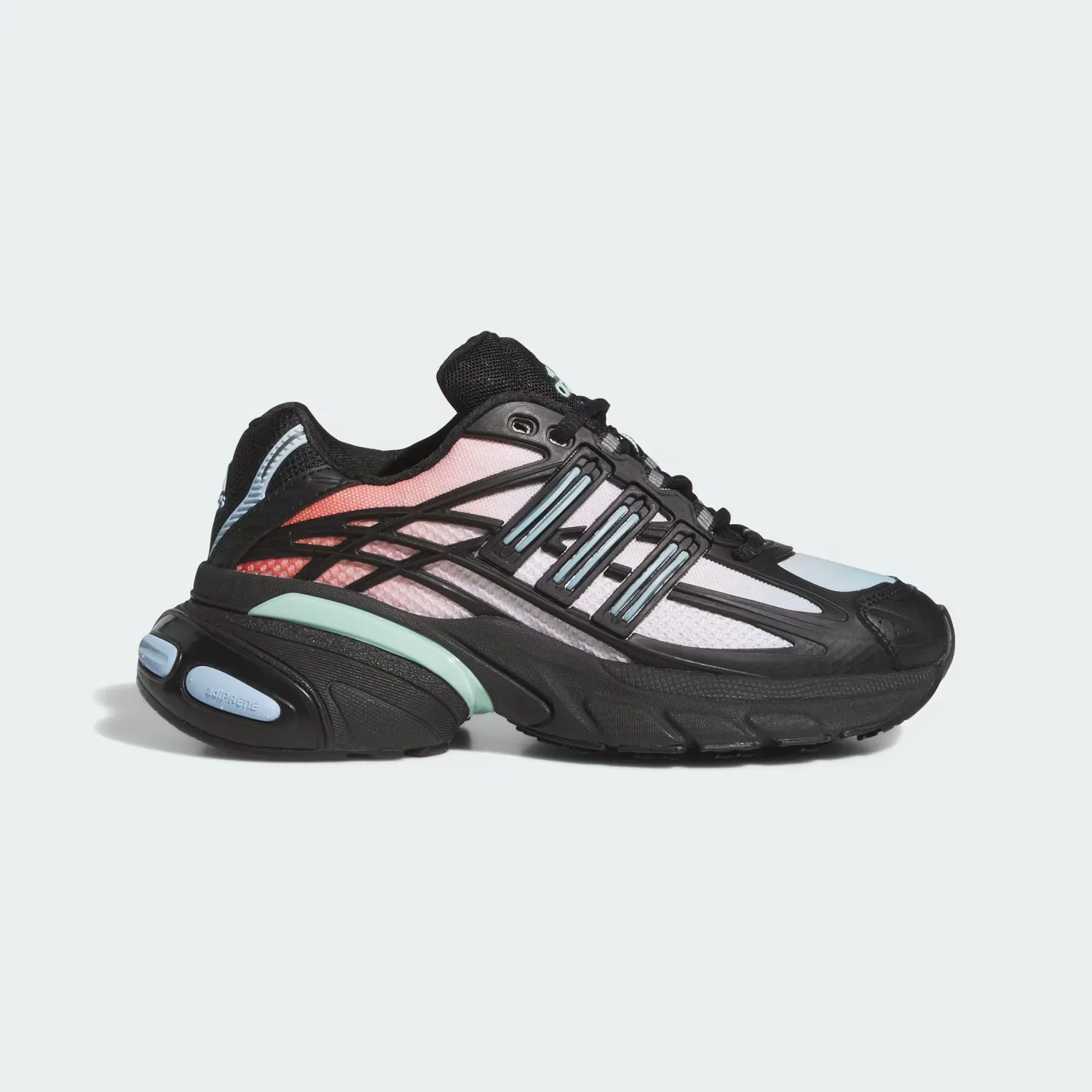 Детские кроссовки на шнуровке Adistar XLG 2.0 Adidas Originals, черный/небесно-голубой/красный