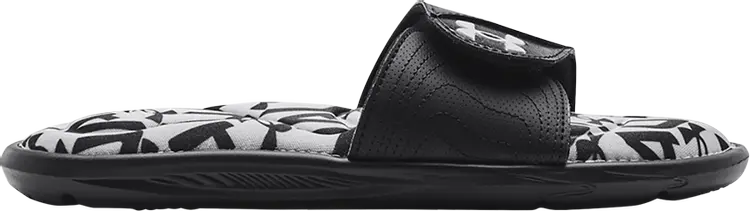 Сандалии Under Armour Wmns Ignite 6 Graphic Footbed Slide Halo Grey Black, серый