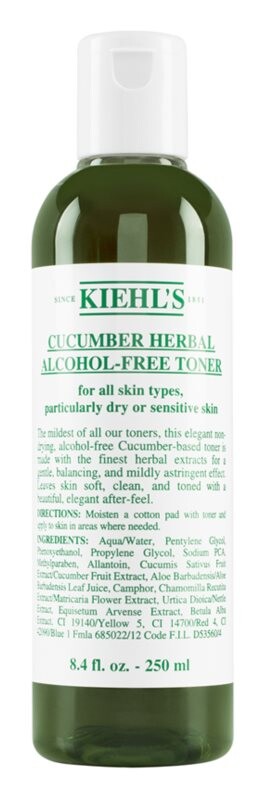 

Тоник для лица для сухой и чувствительной кожи Kiehl's Cucumber Herbal Alcohol-Free Toner