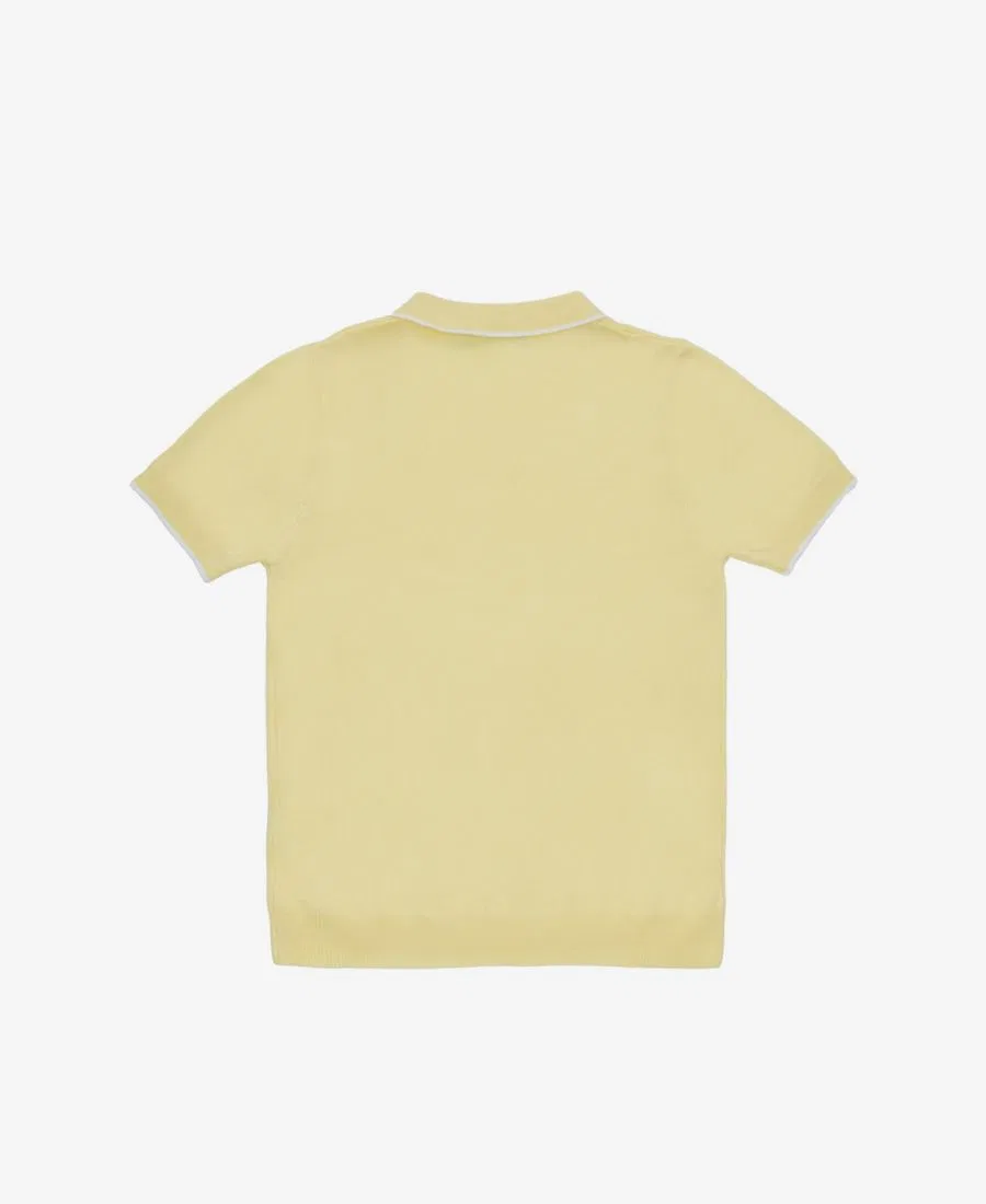 Детское поло для мальчиков с коротким рукавом Johnny Collar Short Sleeve Sweater Polo XRAY, Yellow — фото 2