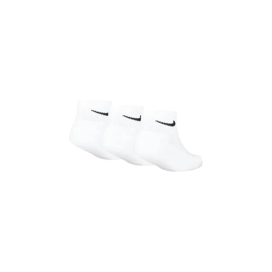 Спортивные носки с усиленной пяткой Nike Little Kids' Cushioned Ankle Socks, Белый — фото 4