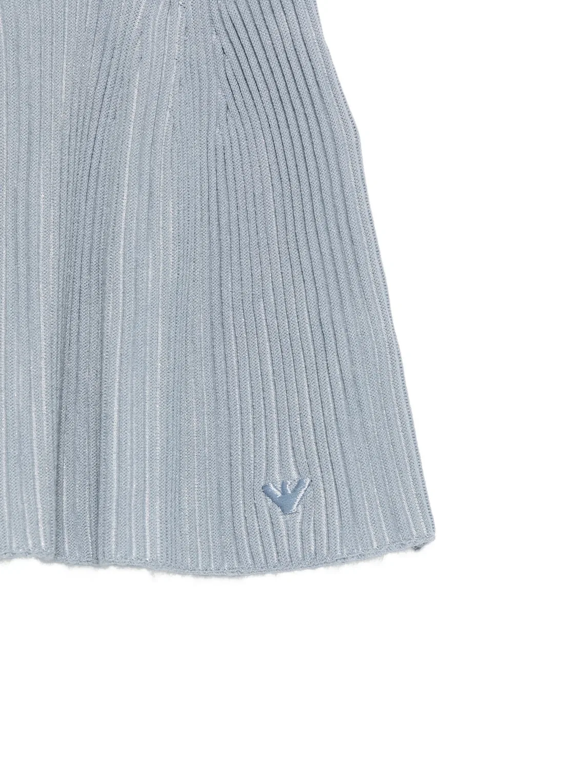 Трикотажное платье с короткими рукавами Emporio Armani, синий — фото 2