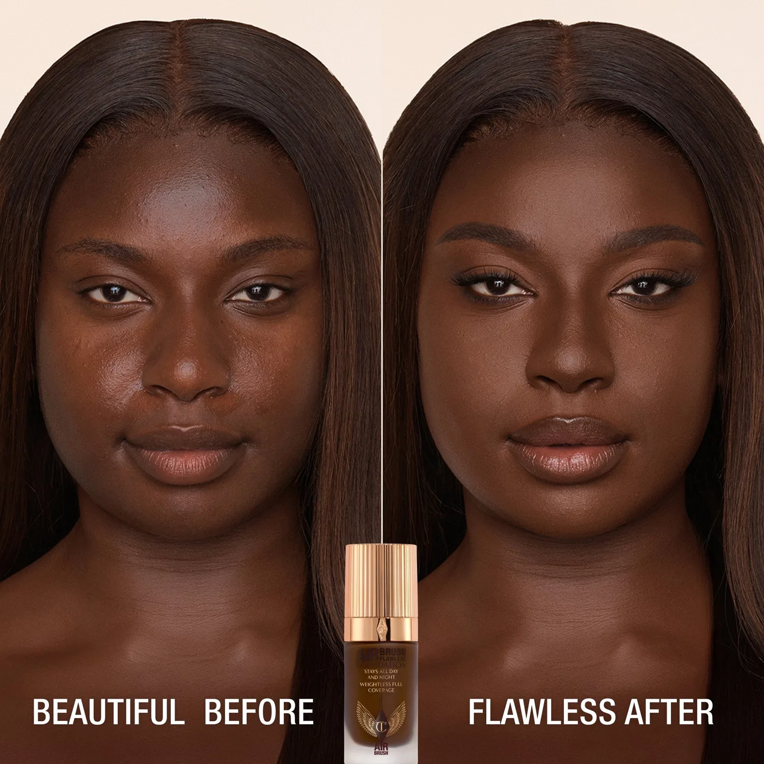 Тональный крем с эффектом второй кожи Airbrush Flawless Foundation Charlotte Tilbury, 16 Neutral — фото 2