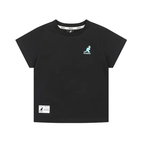 Футболка с принтом кенгуру Coolmax, RB 0202, Kangol Kids, черный